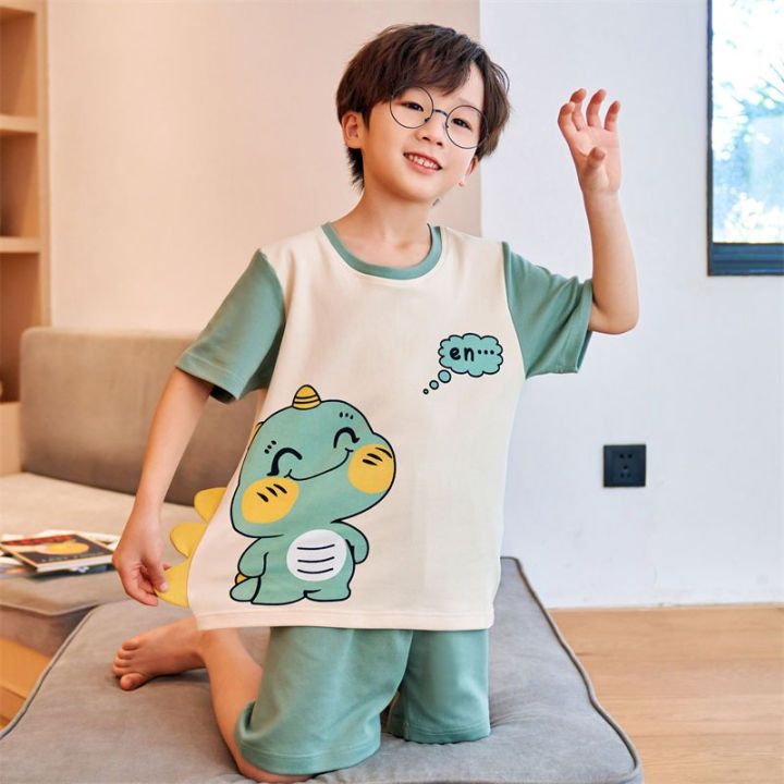 Summer%20Peking%20University%20Pajamas%20Older%20Boys%20Short-Sleeved%20Cotton%20Junior%20High%20School%20Students%20Teenagers%208-12-13-14%20Year-Old%20High%20School%20Student%20Dormitory%20-%20Image%208