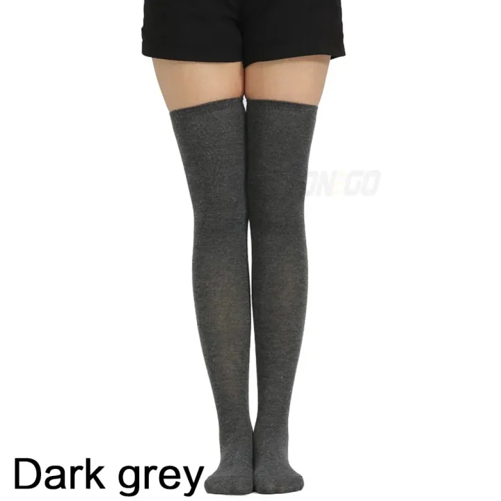 Fashion%20Leg%20Women%20Socks%20Over%20Knee%20Socks%20Solid%20Warmers%20Knee%20High%20Socks%205%20Colors%20Optional%20-%20Image%205