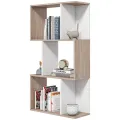 VTEC Modern Bookshelf / 3-Tier / Ornament Rack/ Simple shelf/ Bookcases /  Shelves / Objects Display/  Home Decor / Modern Furniture / Multifunctional bookcase / Combination Floor Cabinet / Wooden / Simple  / Storage & organisation. 