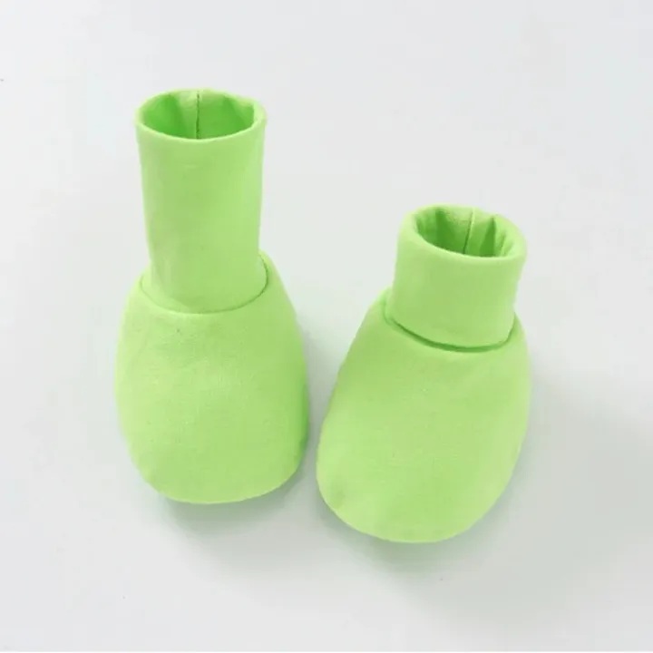 Autumn%205Pcs%20Set%20Newborn%20Baby%20Cotton%20Warm%20Beanie%20Hat%20and%20Mittens%20Set%20Solid%20Candy%20Color%20Stretchy%20Infant%20Warm%20Cap%20Gloves%20Foot%20cover%20-%20Image%202