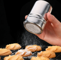 1/3pcs Stainless Steel Powder Sprinkler Kicthen Powder Distributor Gauze Mesh Jar Seasoning Bottles. 