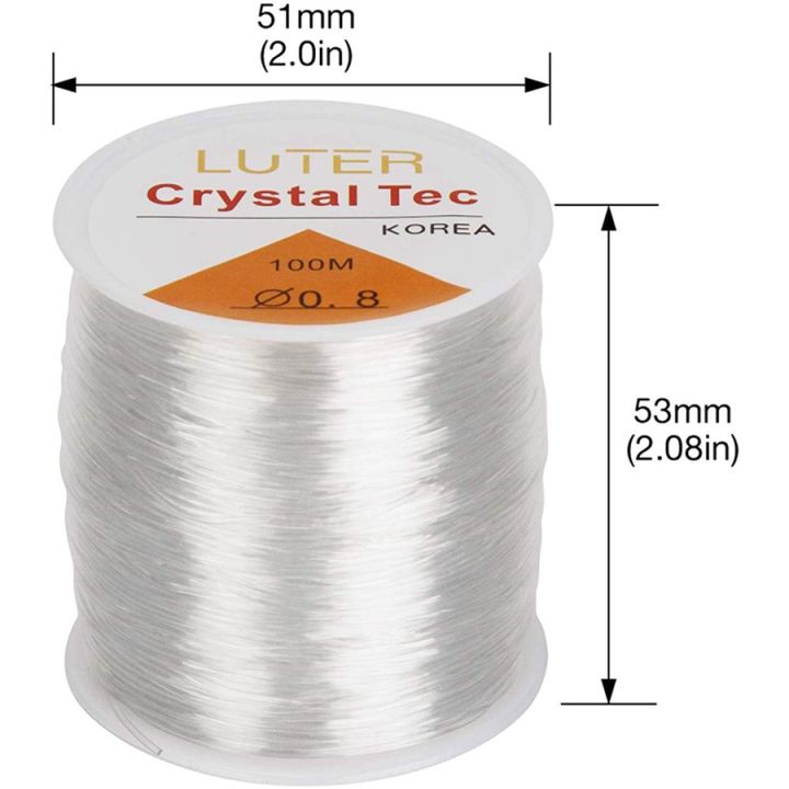 0%208mm%20Clear%20Bead%20Cord%20Crystal%20Elastic%20Stretchy%20Bracelet%20String%20for%20Jewelry%20Making%20Necklace%20Bracelet%20Beading%20Thread%200%208mm%20-%20Image%204