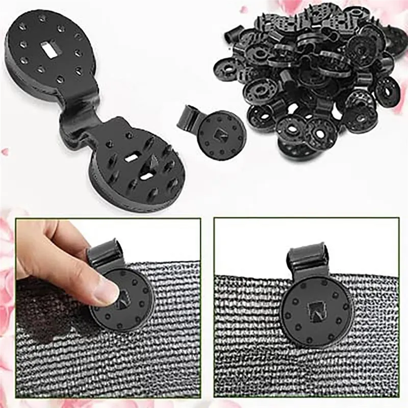 150 PCS Accessories Grommet Mesh Shade Net Clip Parts Garden Greenhouse ...