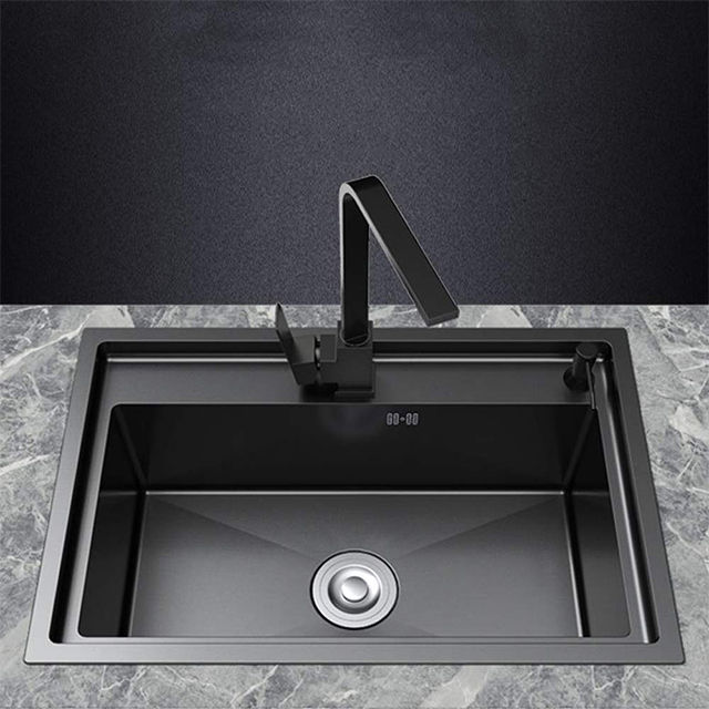 Luxury Black Sink High quality 50*40 Handmade