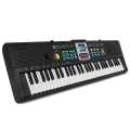 MQ 61 Keys Electronic Piano Digital Music Electronic Keyboard Musical Instrument Gift with Microphone for Kids Beginners. 