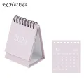 Calendar for Planing Event Log 2024 Mini Desk Calendar Spiral Coil Monthly Planner for Events Logs Office School Supplies Desk Calendar 2024. 