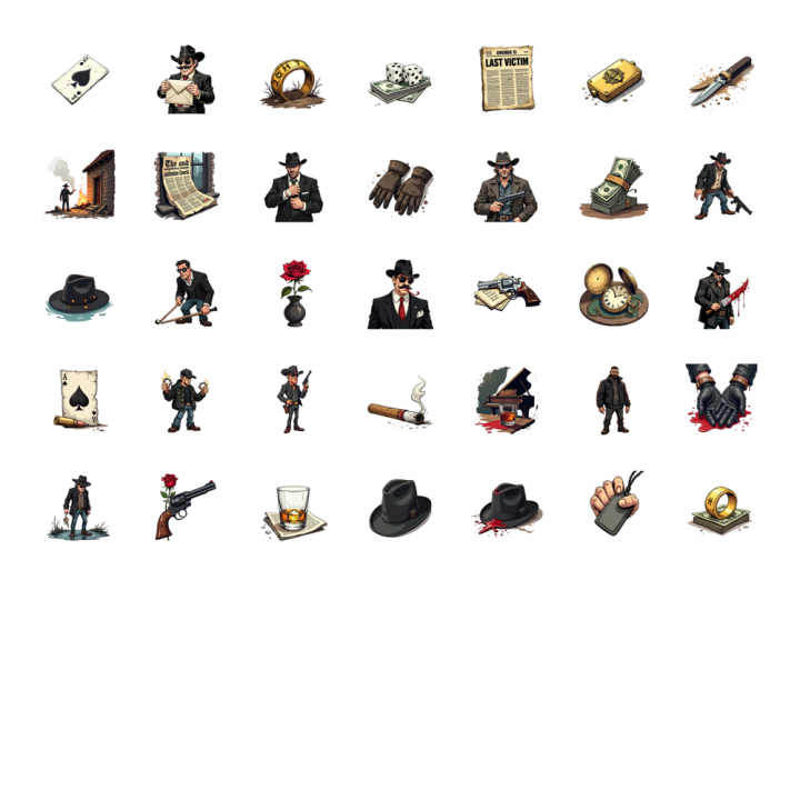 Waterproof%20Vinyl%20Stickers%20Mafia%20Crime%20Gangster%20Style%20Stickers%20for%20Notebooks%20Suitcases%20-%20Image%203