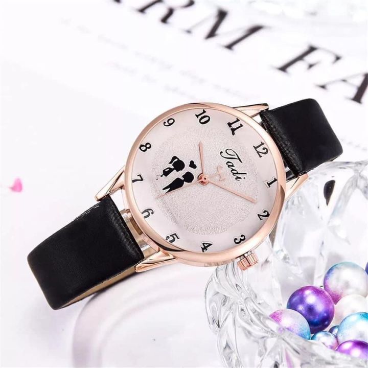 New Fashion Women Watch Casual Leather Belt Watches Simple Ladies Small Dial Quartz Clock Dress Women s watches Daraz.lk