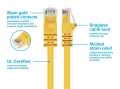 1.5m Ethernet Cable UTP Yellow CAT5E RJ45 Network Ethernet Patch Cord Lan Cable RJ-45 Computer Connectors. 