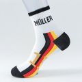 Football Star Style Messi Ronaldo Neymar Mbappe Soccer Socks Outdoor Leisure Fitness Sports Running Sock for Adult Men Women. 