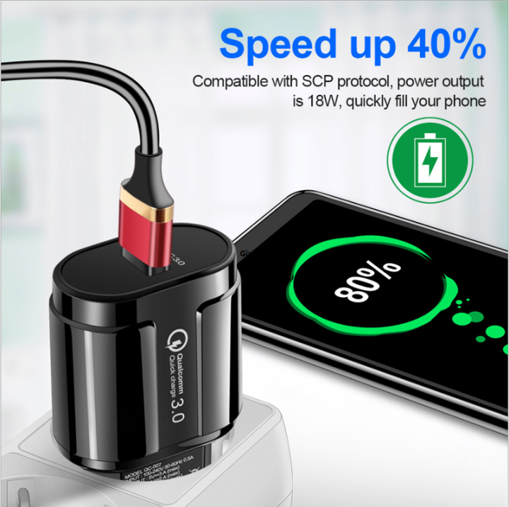Usb%20Charger%20Quick%20Charge%203.0%20Qualcomm%20Qc3.0%20Fast%20Charging%20Eu%20Plug%20Mobile%20Phone%20Charger%20For%20Qc%203.0%20Charger%20-%20Image%205