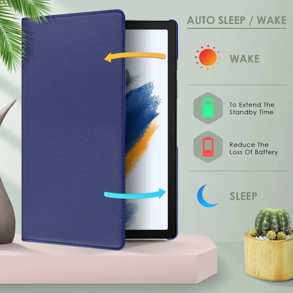 Tablet For Lenovo Tab M11 Case With Pen Holder Folding Stand Acrylic TPU Back Cover For XiaoxinPad Xiaoxin Pad 2024 Case 11 Inch Dark Blue Xiaoxin Pad 2024 - View #3