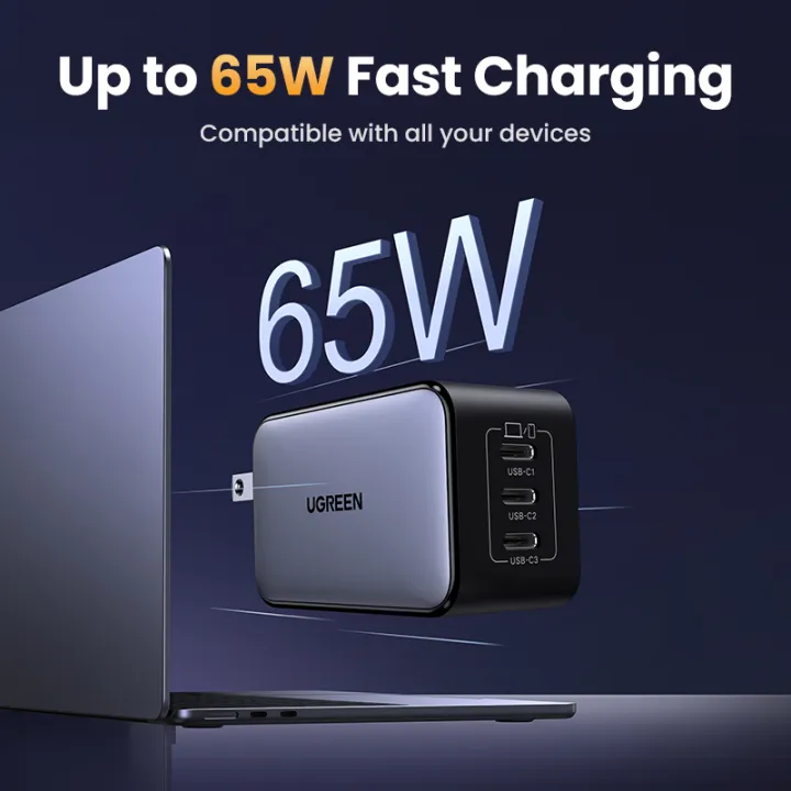 %E3%80%903C%20Ports%E3%80%91UGREEN%2065W%20GaN%203-Port%20Type%20C%20Android%20Charger%20Adapter%20Fast%20Charger%20for%20SAMSUNG%20S24%20Ultra%20S23%20S22%20ultra%20%20xiaomi%2012T%20%20iPhone%2016%2015%20pro%20max%2014%20pro%20max13%20pro%2012%20pro%20max%20Samsung%20Tab%20S7%20Lenovo%20ASUS%20Laptop%20Fast%20Charger%20-%20Image%202