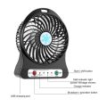 Xiaomi Portable Rechargeable Led Light Fan Air Cooler Mini Desk Usb Fan Third Wind Fan Without Battery Cooling Handheld Mini Fan. 