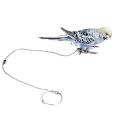 1Pcs Stainless Steel with Swivel Buckle Starling Pigeon Outdoor Parrot Foot Ring Bird Accessories Bird Stand Ankle Parakeet Foot Chain. 