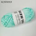 ECHIDNA Crochet Luminous Yarn Soft Hand Knitting Carpet Sweater Hat Thread. 