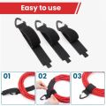 2Pcs Black Fastening Cable Strap Triangle Buckle Wire Manager Nylon Fixed Wire Tie Heavy Duty Wire Storage Strap Reusable. 