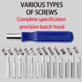 16 / 32-in-1 Screwdriver Set Box With Magnetic Handle & Complete Accessories, DIY Convenient Multi-functional Mini Ratchet Tool - Home And Professional Repair Kit, Auto Repair Tool Accessories. 