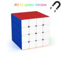 1 【Hot】 Moyu Cube , Magnetic 4X4x4 Cube , MOYU Meilong 4M Magnetic 4X4 Speed Cube Professional Magic Cube , 4*4*4 Magnetic Cube Toys. 