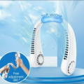 Wireless Hanging Neck Fan Rechargeable With Warranty (3 Months). 