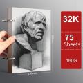 Professional Sketchbook A4 A5 16K 32K 8K Thick loose-leaf Sketch Paper Notebook Art School Supplies Pencil Drawing Stationery. 