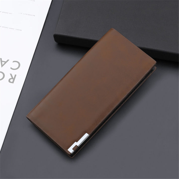 Card Holder Long Wallet Men Purse Coin Pouch Men Wallet Card Holder Men Wallet Card Holder PU Leather Wallet