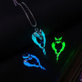 1/3Pcs Fashionable Retro Hip-hop Necklace Creative Luminous Necklace Men Cool Totem Pendant Chain Male Accessory. 