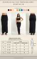 High Compression Mermaid Saree Shapewear Black. 