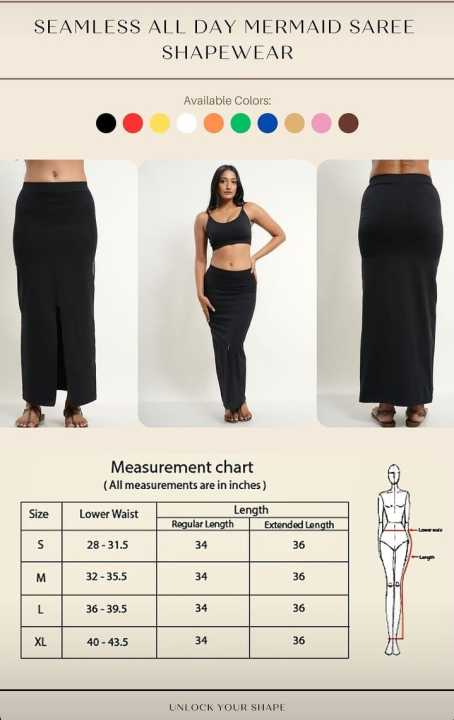 High%20Compression%20Mermaid%20Saree%20Shapewear%20Black%20-%20Image%203