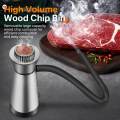 Food Kitchen Smoke Infuser, Electric Food Smoke Machine, Adjustable Handheld Cocktail Smoke Food for. 