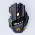 Rechargeable 2.4GHZ Wireless Mouse PC Gamer Mouse Computer Gaming Mouse Ergonomic Mouse 3200 DPI. 