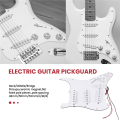 Single Coil Pickup SSS Electric Prewired Pickguard for ST SQ Guitar. 