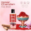 Fezora Ayurveda Natural Fairness Chandan & Kesar Face Wash for Complexion Brightening Everyday Facewash Saffron for Anti-Ageing Benefits Ayurvedic Facewash for All Skin Types (FROM INDIA)SAB. 