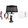 JINMY 6pcs 5 Inch 800X480 TFT LCD HD Screen Monitor with Dual Mounting Bracket for Car Backup Camera/Rear View/DVD. 