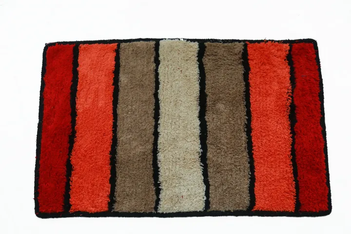 Handmade%20Cut%20&%20Loop%20pile%20Stripe%20Design%20Carpet/Rugs%20-%20Image%202