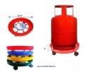 Movable Gas Cylinder rolling Trolley. 