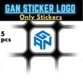 Vorix GAN Sticker Logo, 3x3 Cube Logo Stickers, Rubik Cube sticker logo 5pcs. 