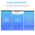 Smart Wi-fi Water Sensor Household Water Leakage Sensor Water Leakage Alarm Sensor Water Detector Water Leakage Detector with APP Notification Water Immersion Overflow Sensor Work with 2.4GHz Gateway. 