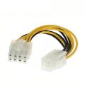 4 Pin Male to 8 Pin CPU Power Supply Adapter Converter ATX Cable. 