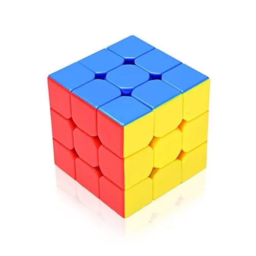3x3x3%20Rubik%20Cube%20-%20Sticker-less%20Smooth%20Speed%20Stickerless%20Magic%20Cube%20-%20Image%202