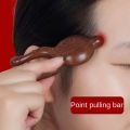 Sandalwood ear rubbing nose scraping massager Eye protection relieves acupoint pulling tendon stick 檀木搓耳朵刮鼻子按摩器护眼缓解点穴拨筋棒. 