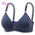 Muses Mall Lightweight Breathable Bra Women Push Up Thin Padded No Steel Ring Adjustable Shoulder Strap Deep V Neck Breathable Bra No Steel Ring Bra. 