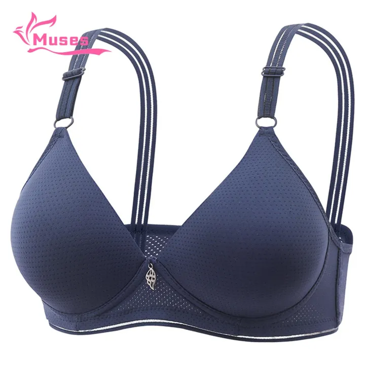 Muses%20Mall%20Lightweight%20Breathable%20Bra%20Women%20Push%20Up%20Thin%20Padded%20No%20Steel%20Ring%20Adjustable%20Shoulder%20Strap%20Deep%20V%20Neck%20Breathable%20Bra%20No%20Steel%20Ring%20Bra%20-%20Image%203