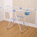 Baby cloth hanging rack rackco lite pink and blue. 
