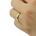 18K Gold Luxury Look Simple Fashion Style Mens Ring For Wedding, Party, Engagement. 