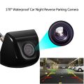 Car Vehicle Rear View Reverse Parking Camera Night Eye Lens AHD/CVBS Waterproof 170 Monitor. 