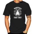Manifest That Shit Mandala Law Of Attraction Spiritual Gift T-Shirt Coupons Man T Shirts Cotton Tops & Tees Printed. 