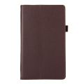（COD)For Amazon Kindle Fire HD8 (2017) Litchi Texture Horizontal Flip Leather Case with Holder. 