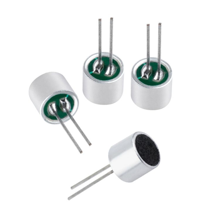 10pcs Microphone Electret Microphone With 2 Pin Pick-Up Sensitivity 52db 6050 Mini Mic Capsule Electret Condenser Microphone