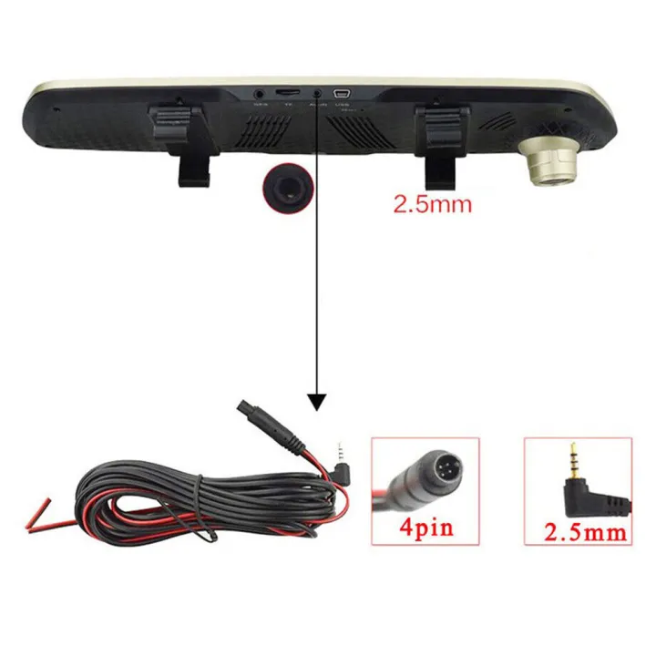 4Pin Extension Cable Rear View Camera Extension Wire Rear View Camera ...